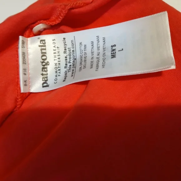 Patagonia Color Salmon Polo Shirt - Picture 6 of 6